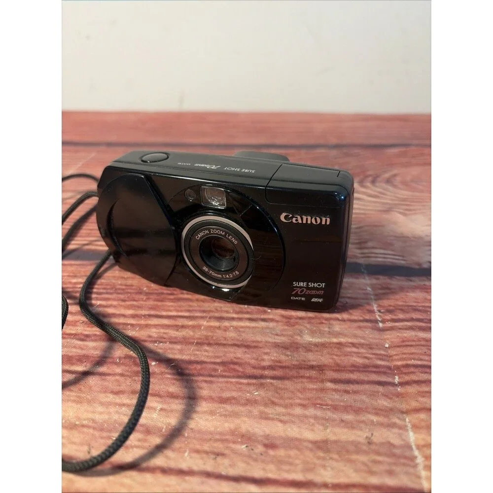Canon 35mm Film Camera Compact Sure Shot 70 Zoom Date P/R